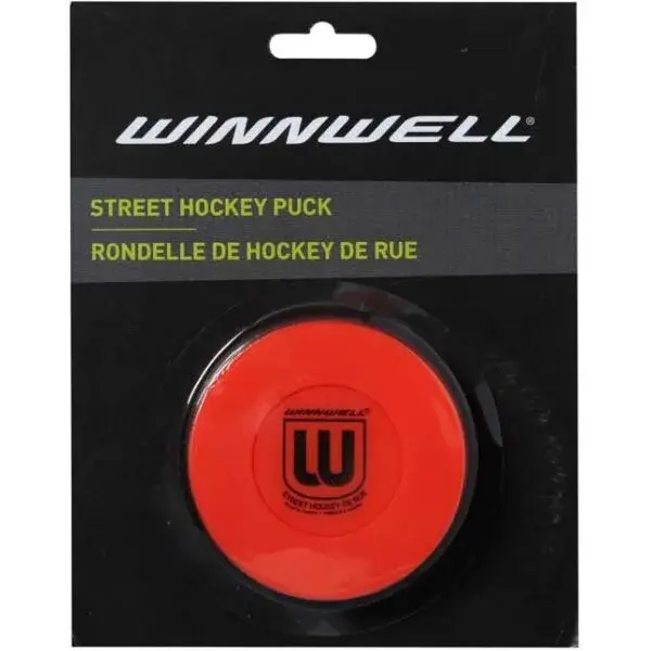 WINNWELL PVC (CARDED) Hokejový puk, červená, velikost