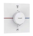 Hansgrohe ShowerSelect Comfort - Termostatická baterie pod omítku, pro 2 spotřebiče, matná bílá 15572700