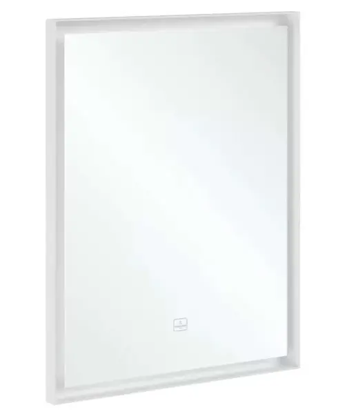 Villeroy & Boch Subway 3.0 - Zrcadlo v rámu s LED osvětlením, 60x75 cm, dotykový senzor A4636000