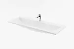 Ravak Clear - Umyvadlo nábytkové, 80x38 cm, bez přepadu, s otvorem pro baterii, bílá XJJ01180000
