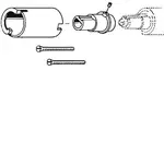Hansa Příslušenství - Prodlužovací souprava 35 mm 59912459