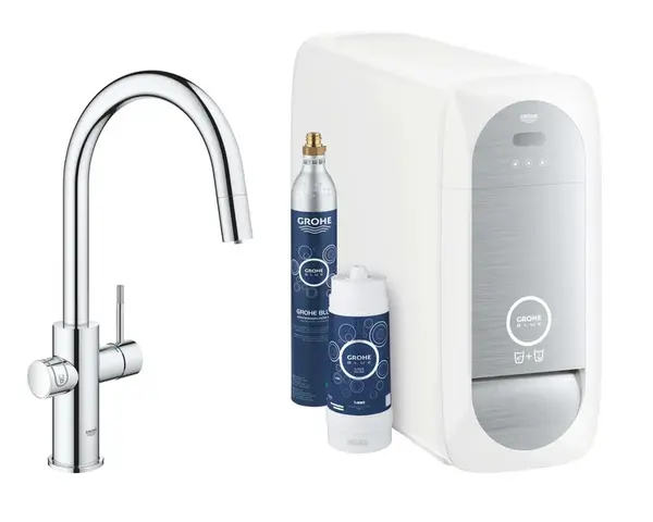 Grohe Blue Home - Dřezová baterie Connected, s chladícím zařízením a filtrací, chrom 31541000