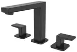 Sapho Tursi - Umyvadlová baterie, 3-otvorová instalace, matná černá TI017B