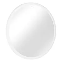 Hansgrohe Xarita Lite S - Zrcadlo s LED osvětlením a vyhříváním, průměr 90 cm, IR senzor, matná bílá 54980700
