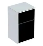 Geberit Smyle Square - Boční skříňka, otevřená, lesklá bílá 500.358.00.1