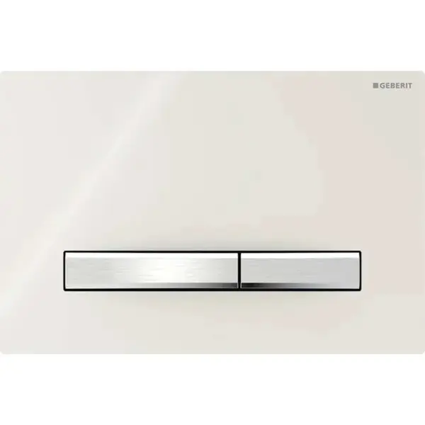 Geberit Sigma50 - Ovládací tlačítko splachování, chrom/pískově šedá 115.788.JL.2