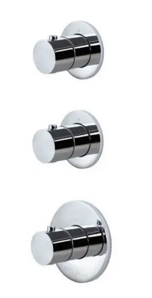 Paffoni Modular Box - Termostatická baterie pod omítku, pro 2 spotřebiče, chrom MDE018CR