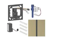 Geberit - Elektronické ovládání splachování pisoárů typ 40, síťové napájení, easy to clean, Bluetooth, kartáčovaná mosaz 116.227.QF.1