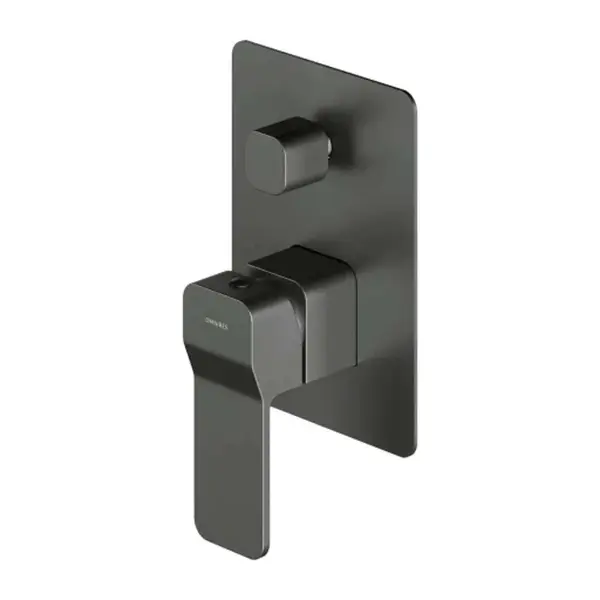 OMNIRES Slide - Baterie pod omítku, pro 2 spotřebiče, s tělesem, kartáčovaný grafit SL7735GR