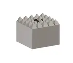 Bosch Příslušenství - Zdrsňovací deska SDS Max, 25 zubů, 60x60 mm 1618623205