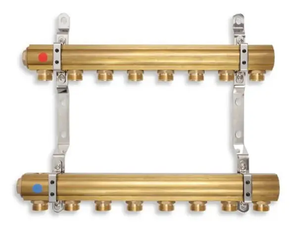 Novaservis Instalatérský program - Rozdělovač se šroubením jednostranný G1", 10 okruhů RPN10
