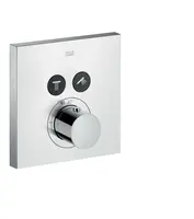 Axor ShowerSelect - Termostat pod omítku pro 2 spotřebiče, chrom 36715000