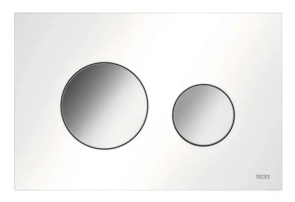 Tece TECEloop - Ovládání splachování, bílá/lesklý chrom 9240927