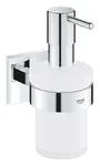 Grohe QuickFix Start Cube - Dávkovač mýdla s držákem, sklo/chrom 41098000