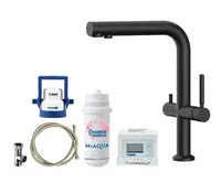 kielle Wimeo - Dřezová baterie včetně filtrace, matná černá 10525SFI74