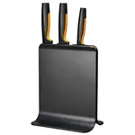 FISKARS Kuchyňské vybavení - Blok s noži, 3 ks, černá/plast 1057555