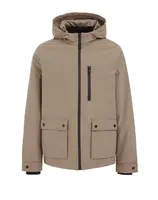 WE Fashion Prechodná bunda  tmavošedá