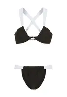 LSCN by LASCANA Bikiny  čierna / biela