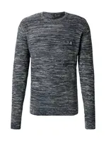 Key Largo Sveter 'CALGARY'  tmavomodrá / sivá