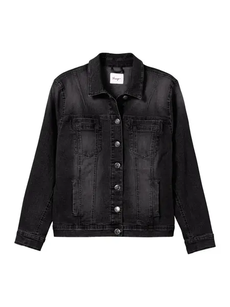 SHEEGO Prechodná bunda  čierny denim