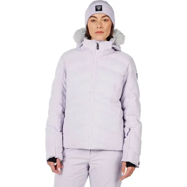 Rossignol W STACI INSULATED JKT Dámská lyžařská bunda, fialová, velikost