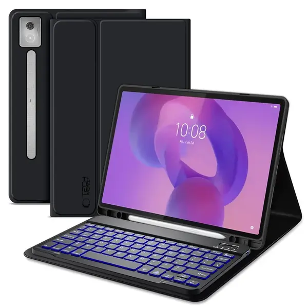 Pouzdro Tech-Protect SC Pen + klávesnice, Lenovo Idea Tab Pro / Pro MT 12.7 TB-373, černé