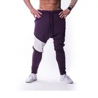 Nebbia Drop Crotch tepláky 729, M, burgundy