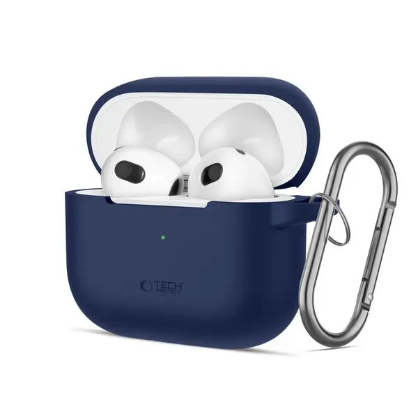 Tech-Protect Silikonové pouzdro, Apple AirPods 3, modré