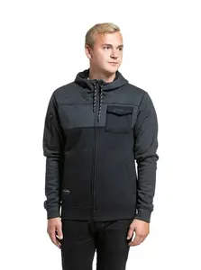 Meatfly pánská technická mikina Josh Heather Black | Černá | Velikost XXL