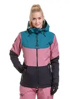 Meatfly dámská SNB & SKI bunda Kirsten Dusty Rose/Black | Růžová | Velikost XS