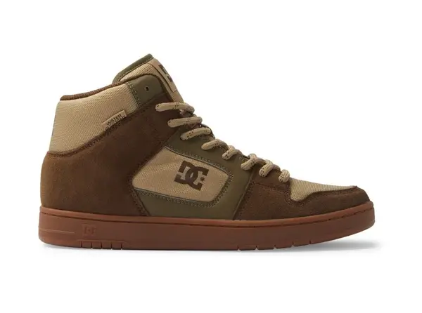 Dc shoes pánské boty Manteca 4 HI WR Dk Choc/Military | Hnědá | Velikost 12 US
