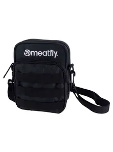 Meatfly pánská kabelka Hardy Charcoal | Šedá | Objem 1,5 L