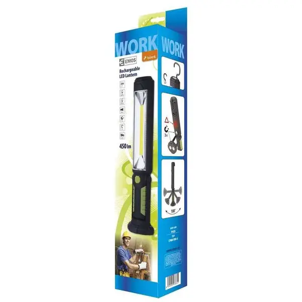 Svítilna COB LED 5W, nabíjecí