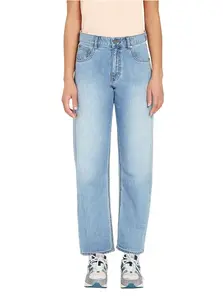 Volcom dámské džíny Daddio Jean Vintage Blue | Modrá | Velikost 28 | 100% bavlna