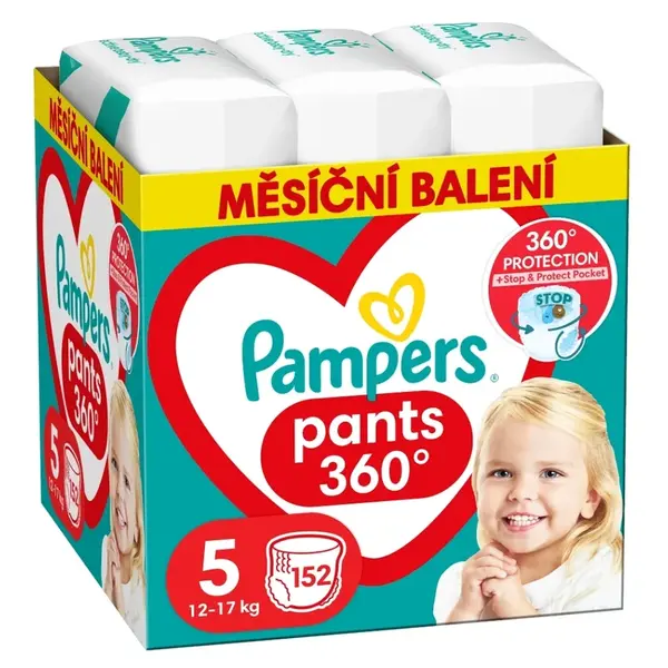 Pampers Active baby 5 plenkové kalhotky 11-17kg 152ks