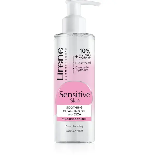 Lirene Sensitive skin micelární gel pro citlivou pleť 145 ml