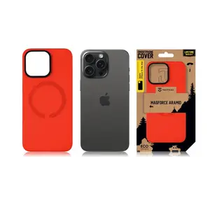 Zadní kryt Tactical MagForce Aramid Bloody Mary Limited Edition pro Apple iPhone 15 Pro Max, červená