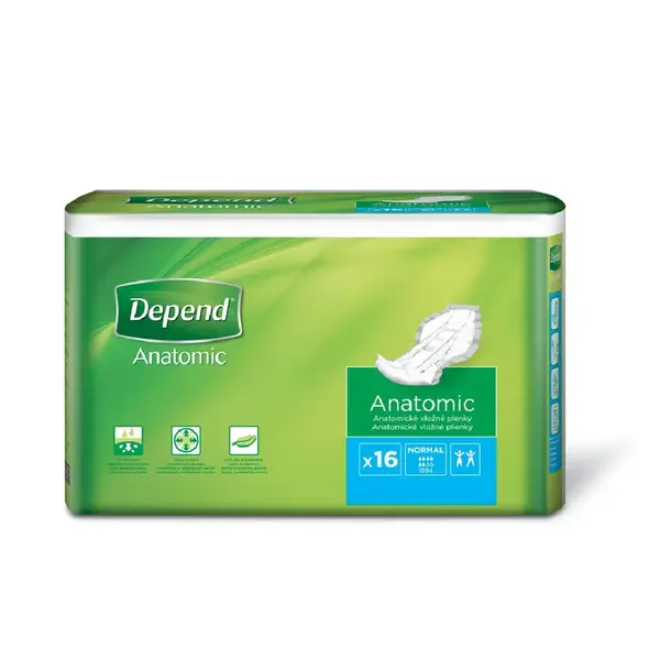 Depend Normal inkont.vložné pleny 16ks