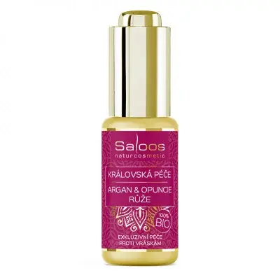 Saloos Královská péče Argan&Opuncie+Růže 20ml BIO