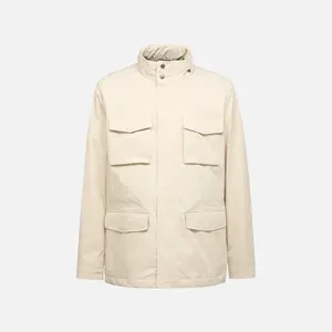 Béžová pánská bunda Geox Damon - Pánské