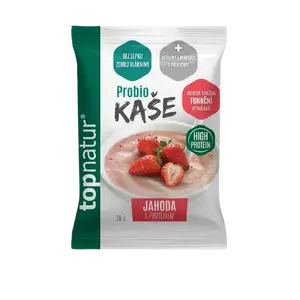 TOPNATUR Probio kaše jahoda s proteinem 50 g