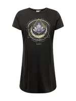 ONLY Carmakoma Šaty  limetková / tmavošedá / fialová / čierna