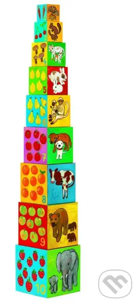 Obrázkové kocky: Moji priatelia (10 ks)