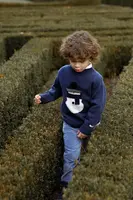 Kojenecký vlněný svetr Donsje Denn Merino Wool Sweater Snowman