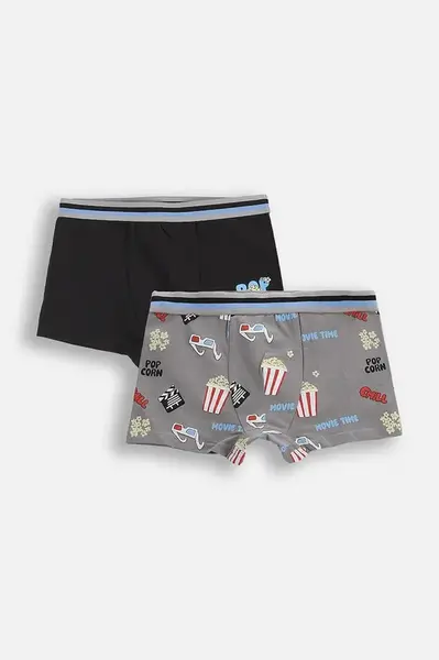 Dětské boxerky Coccodrillo 2-pack zelená barva, PANTS