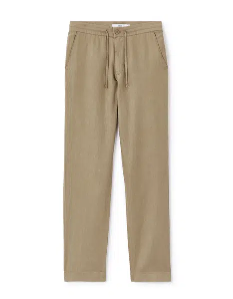 Celio Lněné kalhoty Dolinus - Pánské