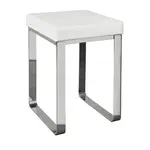 STOLIČKA DO SPRCHY bílá, barvy chromu