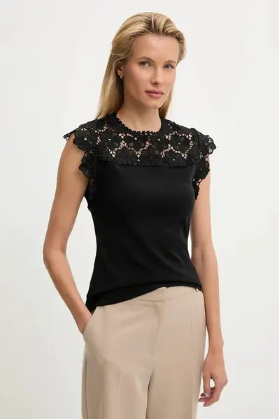 Halenka Answear.LAB dámská, černá barva, hladká