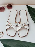 Dámské pantofle BELICCA bílé