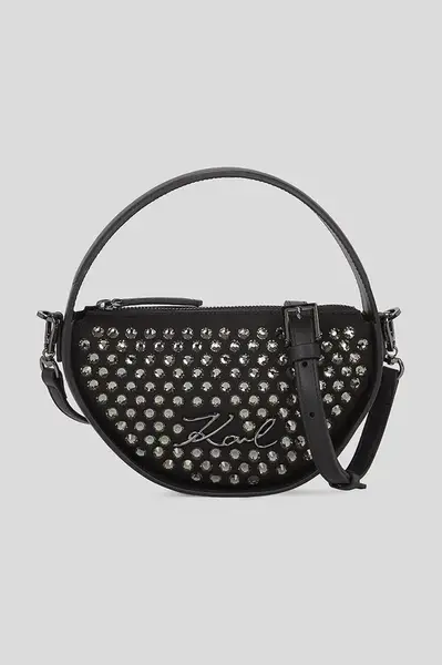 Kabelka Karl Lagerfeld K/SIGNATURE černá barva, A3W30052